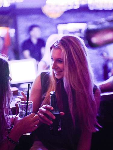People in a bar