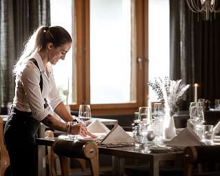 Speisesaal im Hotel Julen