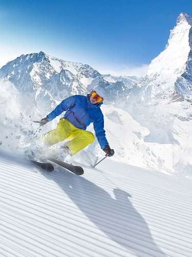Skifahren am Matterhorn Skifahren am Matterhorn
